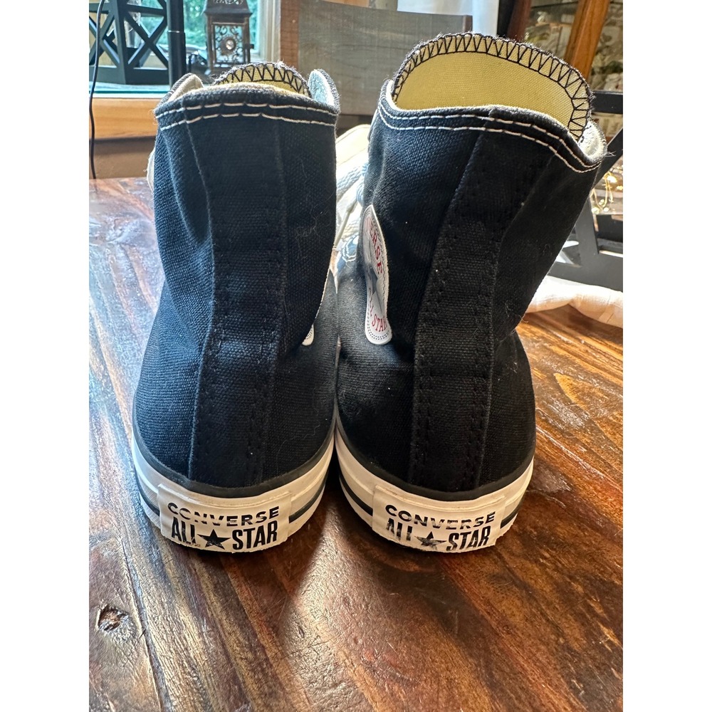 Converse Chuck Taylor All Star High Top Sneakers Black White Canvas Men 5 or W 7 - Picture 4 of 10